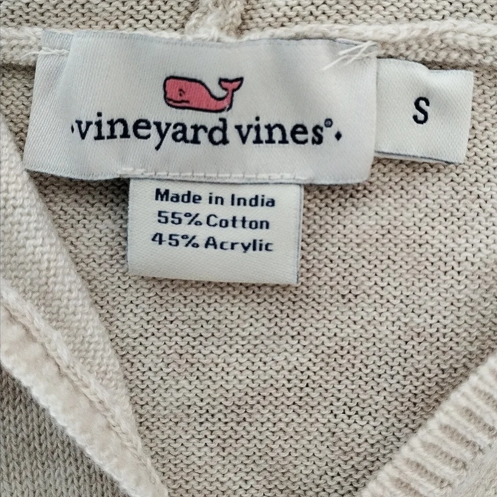 Vineyard Vines Lightweight Embroidered Hoodie Sweater - Picture 3 of 8